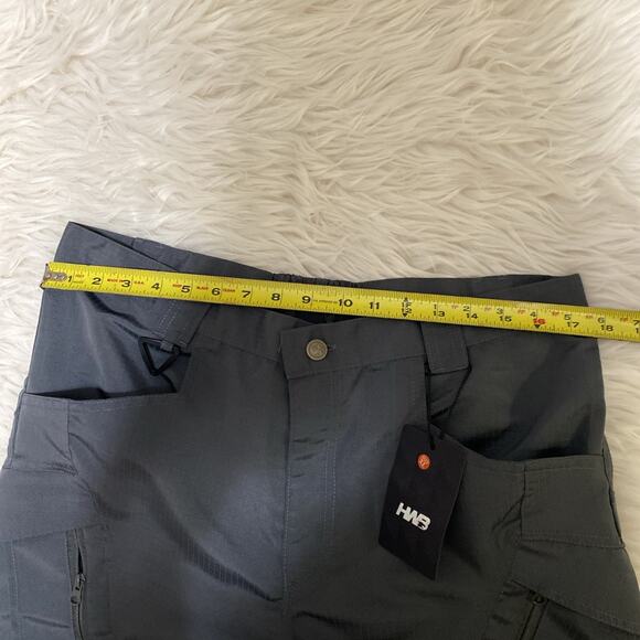 35 X 29 Men’s Cargo Work Camping Hiking Tactical Ripstop Utility Pants Gray - Picture 13 of 16